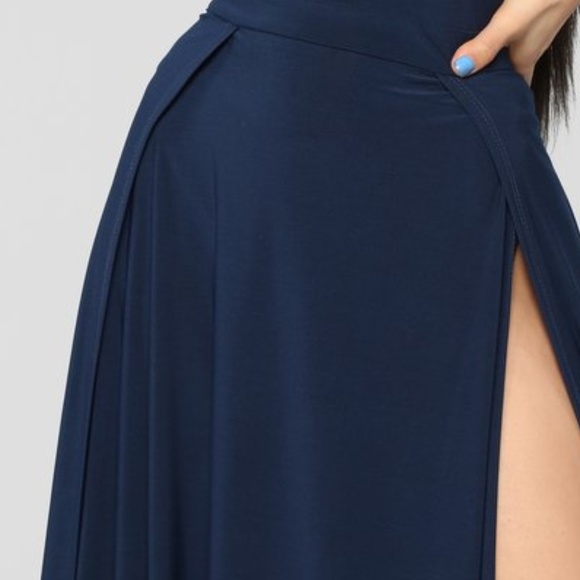 Navy Blue Dress - Picture 3 of 6